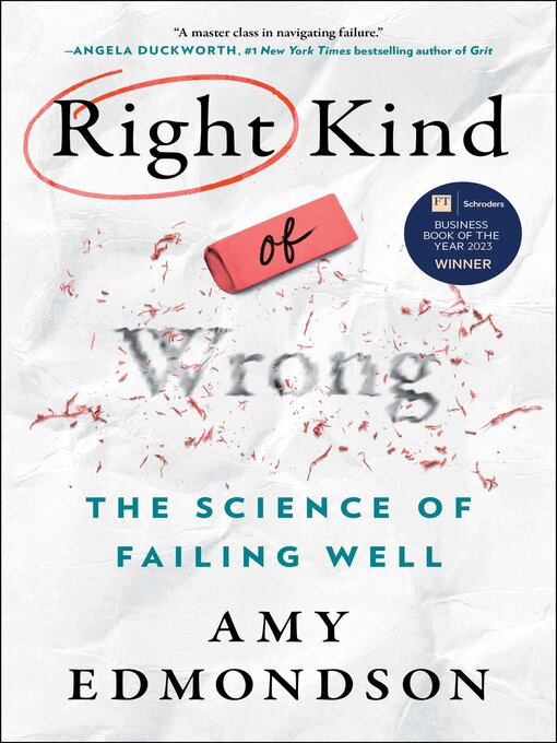 Title details for Right Kind of Wrong by Amy C. Edmondson - Available
